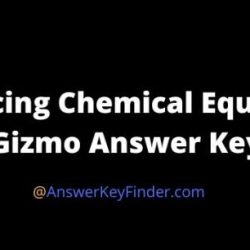 Balancing equations gizmo answer key