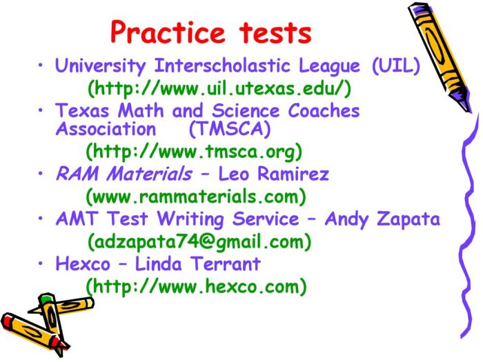 Tmsca science practice tests pdf