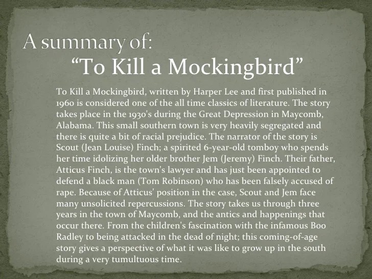 To kill a mockingbird ch 22 summary